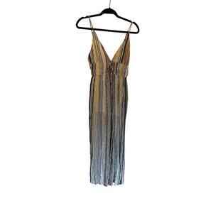 Illa Illa Women's Boho Striped Jumpsuit Size M